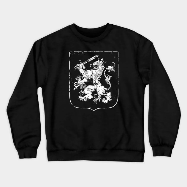 Dutch Arms-Heraldry-Holland-Nederlands Crewneck Sweatshirt by StabbedHeart